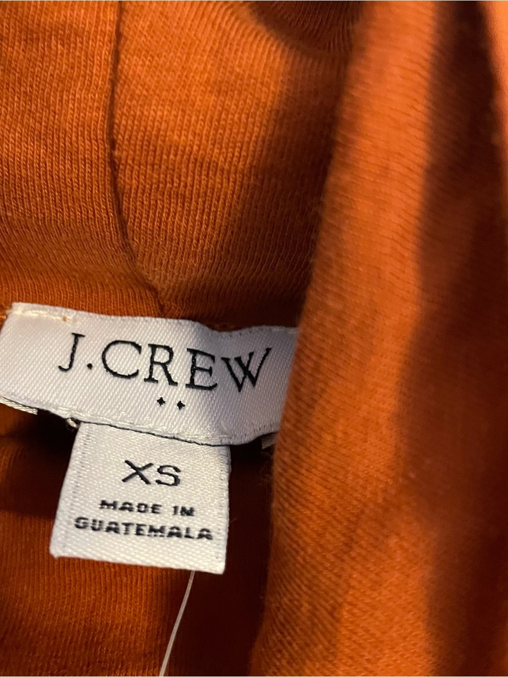 J.Crew Long Sleeve Turtleneck Rust color Size XS New With Tags - Picture 3 of 5